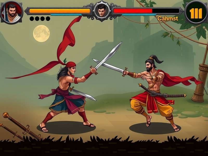 Hindustani Sword Duel gameplay screenshot